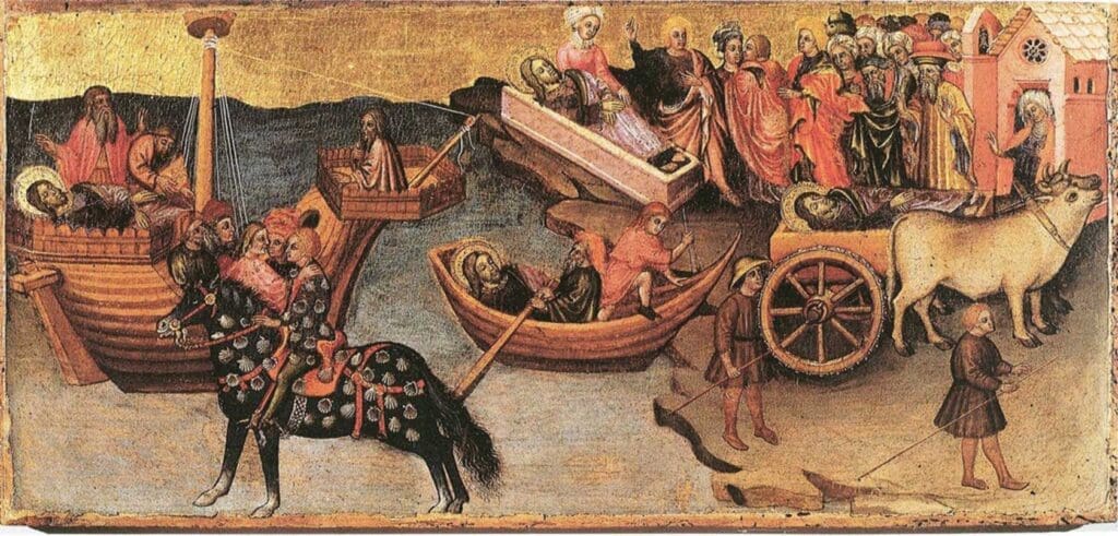 Translatio en aankomst van de Apostel Jacob