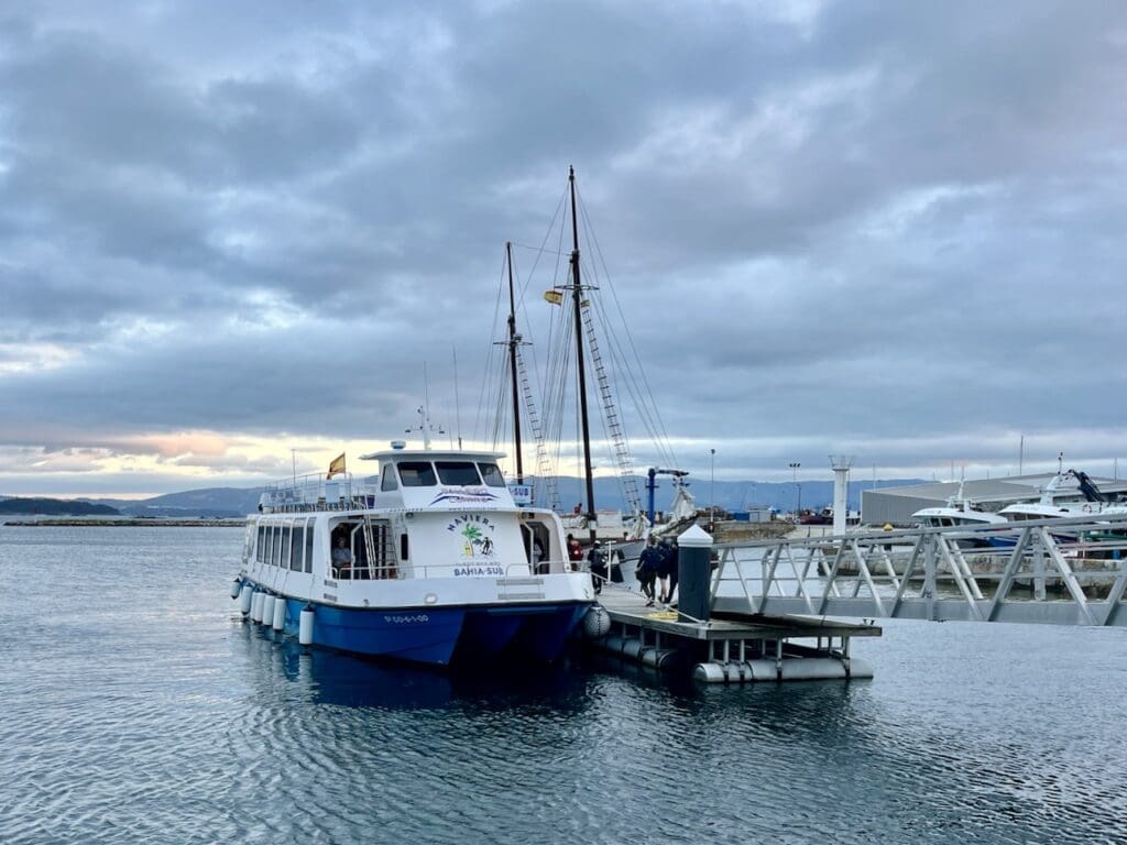 Embarkatie in Vilanova de Arousa - Traslatio