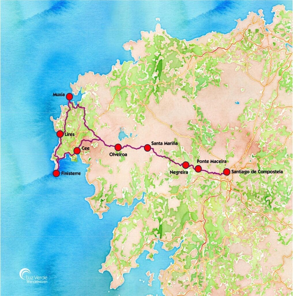Camino de Finisterre en Muxia