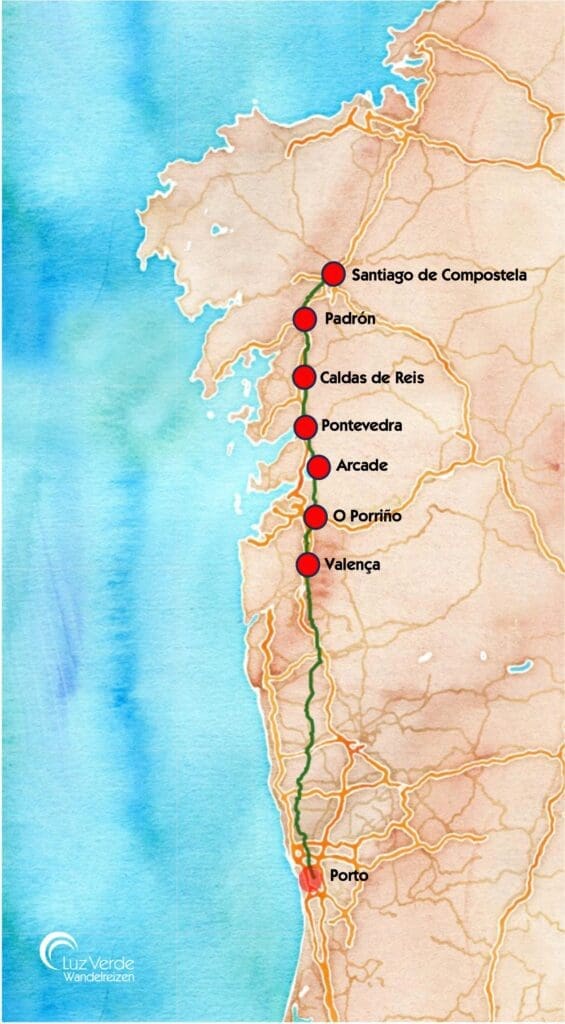 Camino Portugues Valença 8 dagen